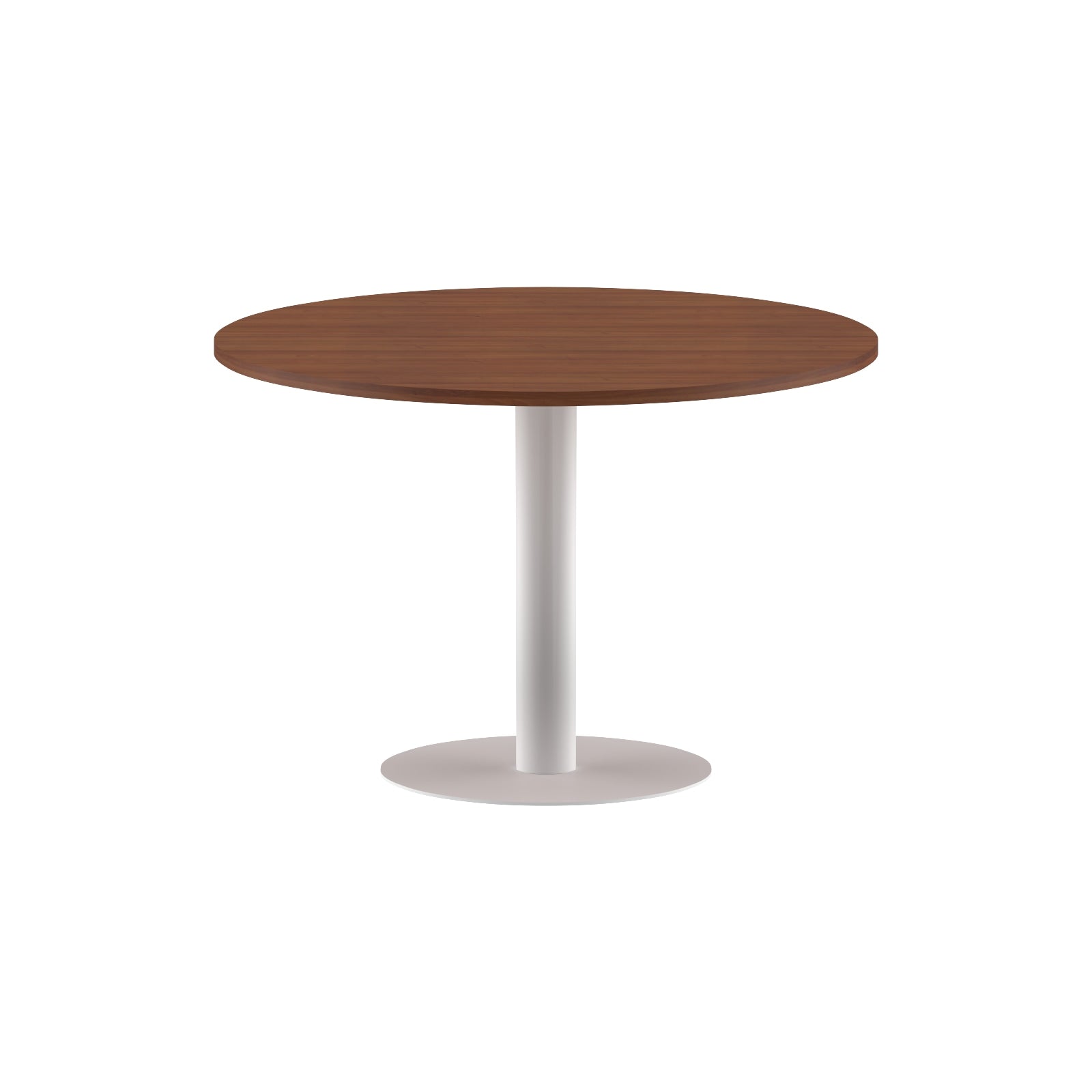 ROUND SHAPE MEETING TABLE, MADE IN E1 LAMINATE CHIPBOPARD, WITH METAL LEG by Treejar | Souqify