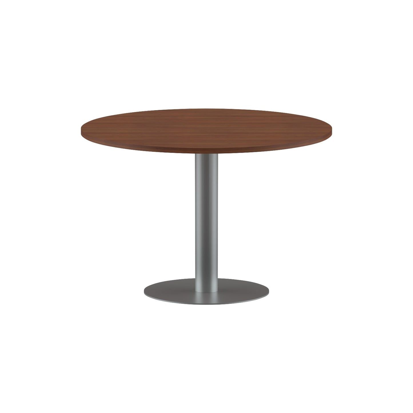ROUND SHAPE MEETING TABLE, MADE IN E1 LAMINATE CHIPBOPARD, WITH METAL LEG by Treejar | Souqify