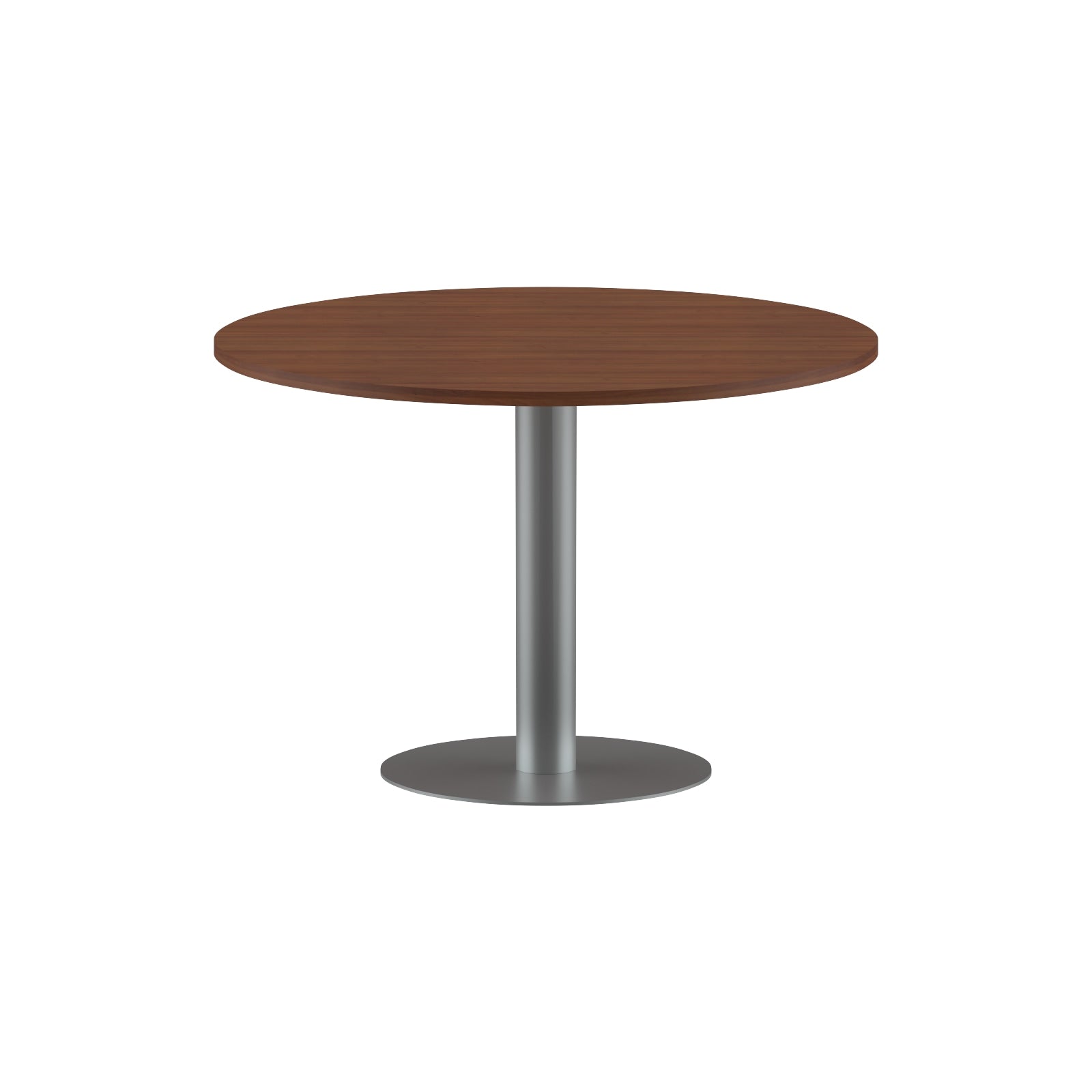 ROUND SHAPE MEETING TABLE, MADE IN E1 LAMINATE CHIPBOPARD, WITH METAL LEG by Treejar | Souqify