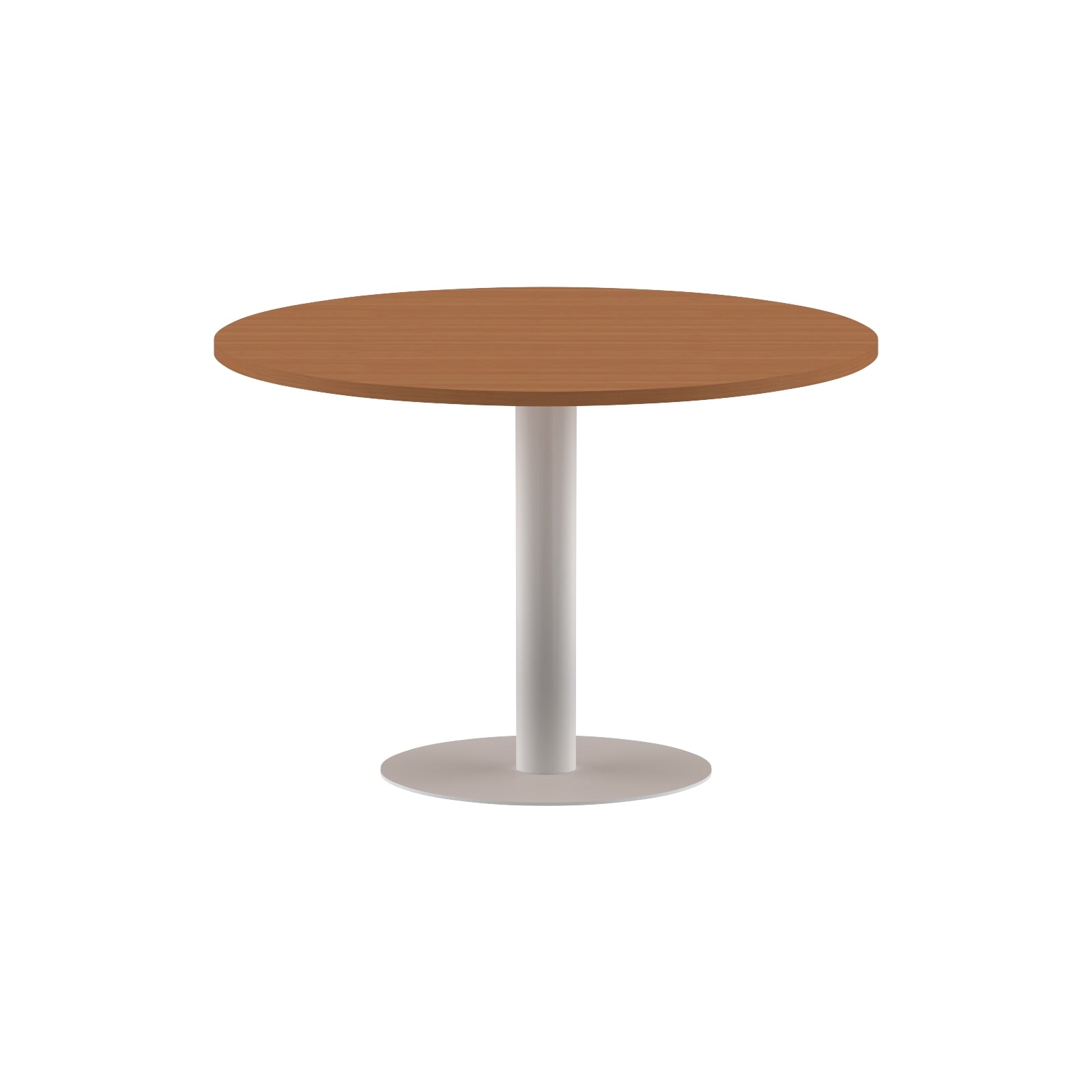 ROUND SHAPE MEETING TABLE, MADE IN E1 LAMINATE CHIPBOPARD, WITH METAL LEG by Treejar | Souqify