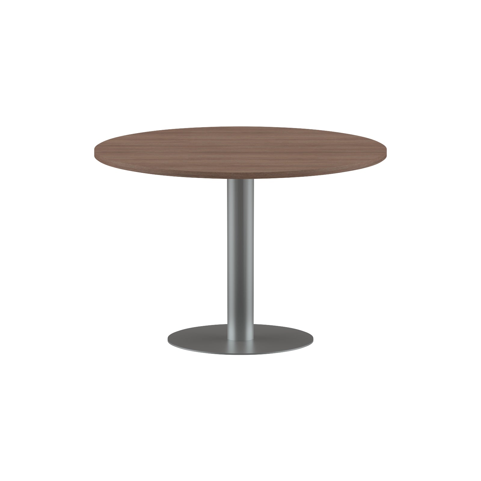 ROUND SHAPE MEETING TABLE, MADE IN E1 LAMINATE CHIPBOPARD, WITH METAL LEG by Treejar | Souqify