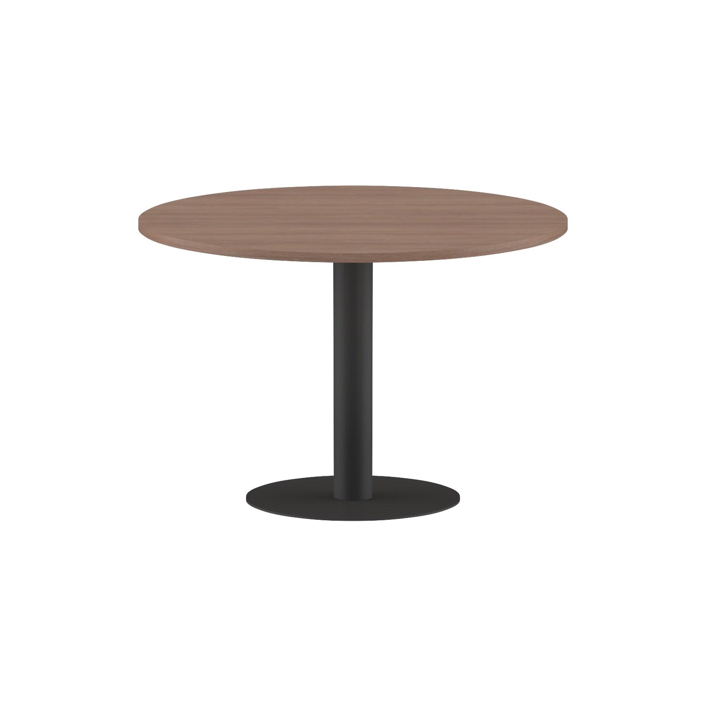 ROUND SHAPE MEETING TABLE, MADE IN E1 LAMINATE CHIPBOPARD, WITH METAL LEG by Treejar | Souqify