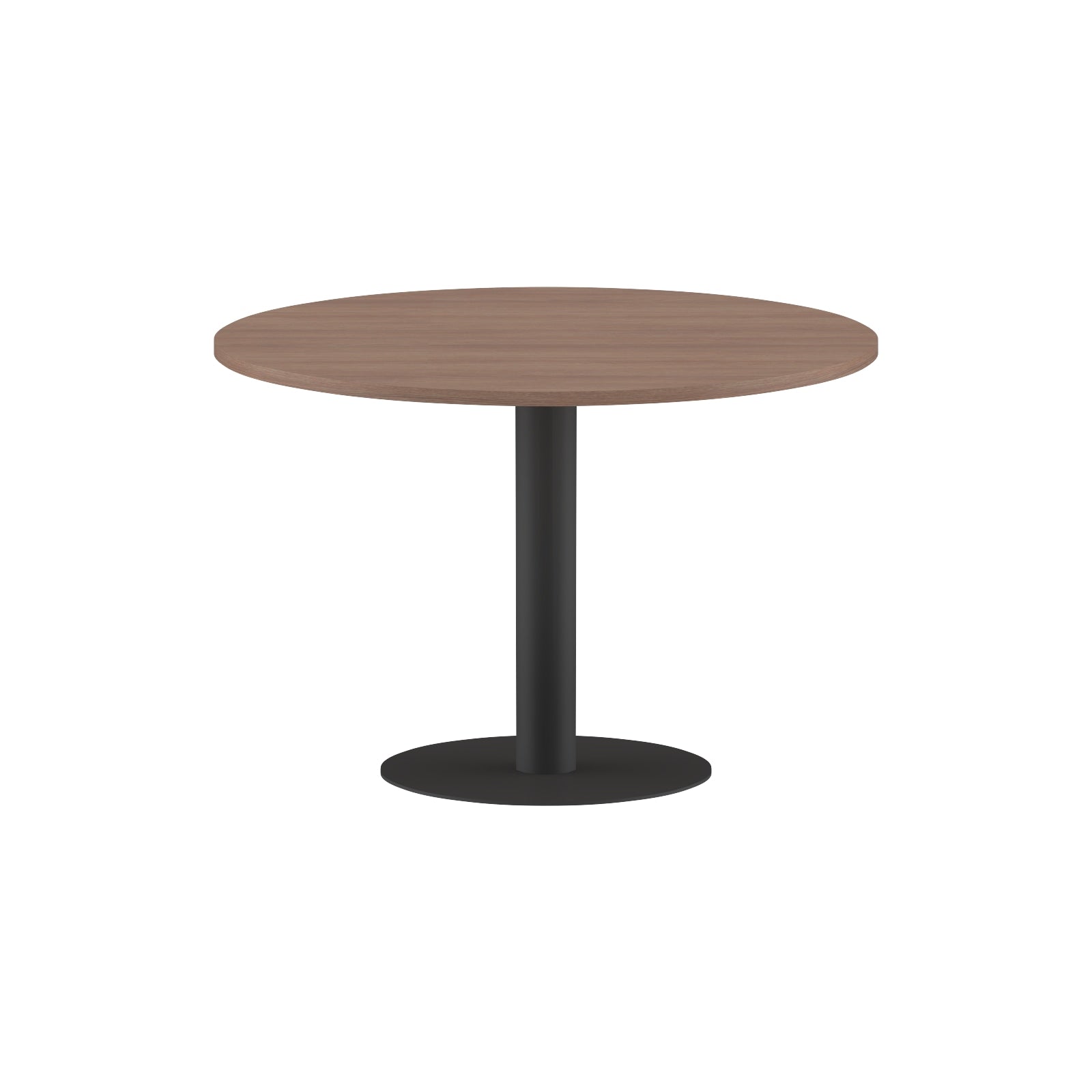 ROUND SHAPE MEETING TABLE, MADE IN E1 LAMINATE CHIPBOPARD, WITH METAL LEG by Treejar | Souqify