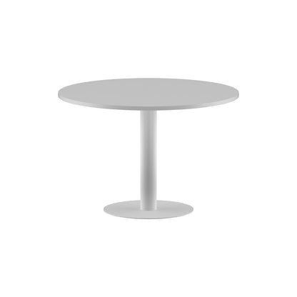 ROUND SHAPE MEETING TABLE, MADE IN E1 LAMINATE CHIPBOPARD, WITH METAL LEG by Treejar | Souqify