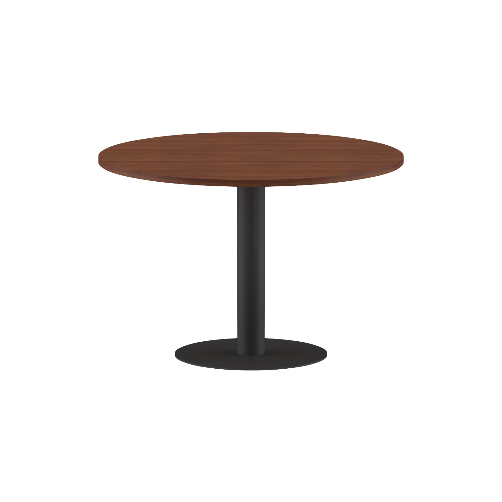 ROUND SHAPE MEETING TABLE, MADE IN E1 LAMINATE CHIPBOPARD, WITH METAL LEG by Treejar | Souqify