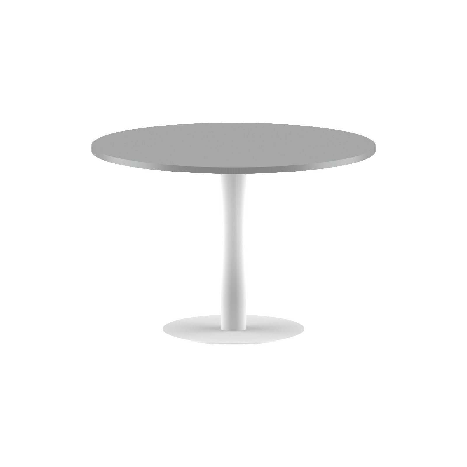 ROUND SHAPE MEETING TABLE, MADE IN E1 LAMINATE CHIPBOPARD, WITH METAL LEG by Treejar | Souqify