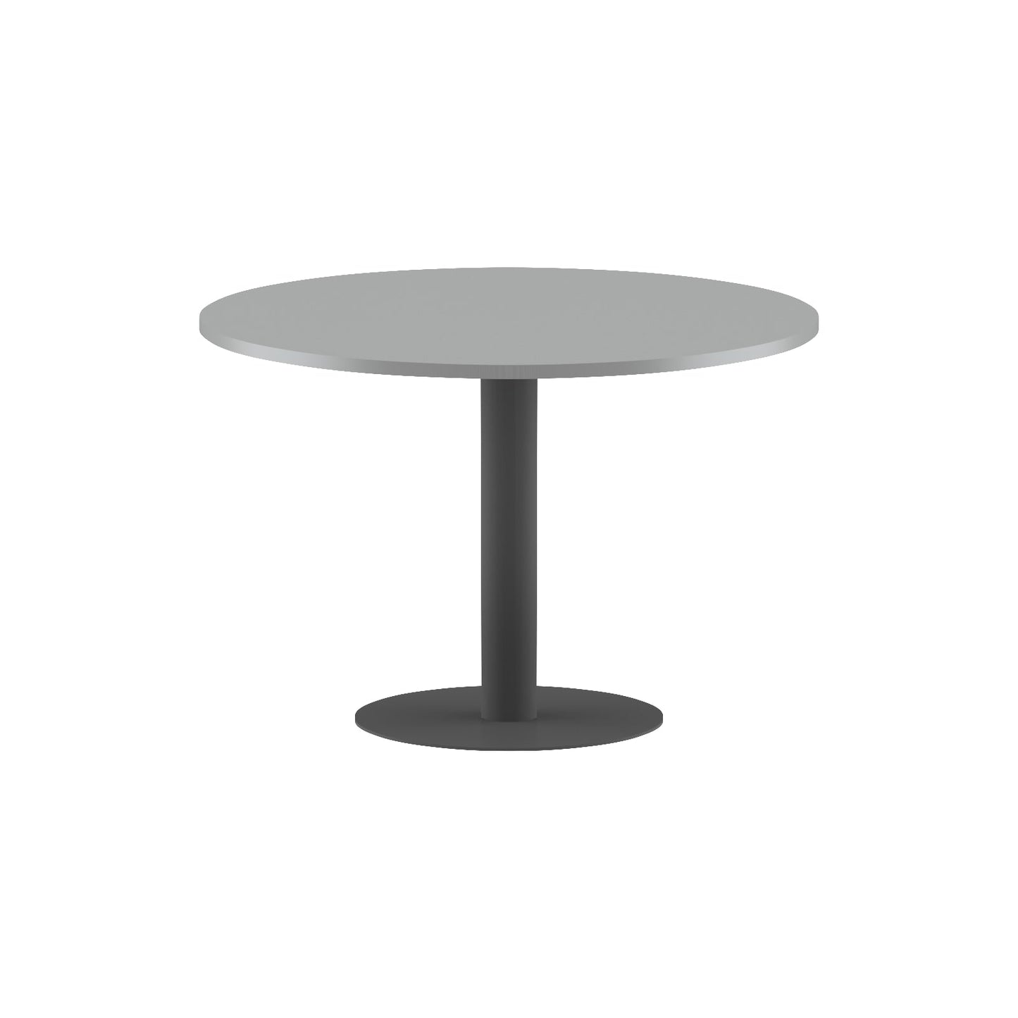 ROUND SHAPE MEETING TABLE, MADE IN E1 LAMINATE CHIPBOPARD, WITH METAL LEG by Treejar | Souqify