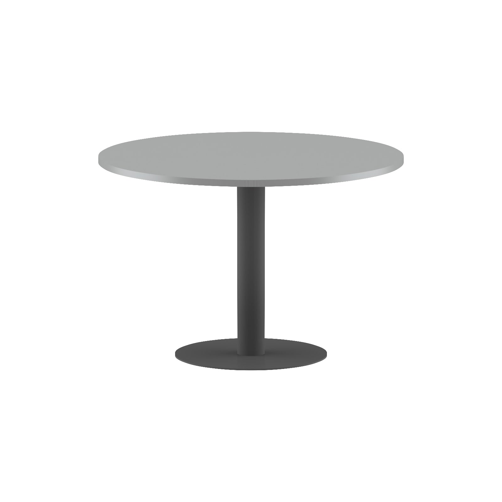 ROUND SHAPE MEETING TABLE, MADE IN E1 LAMINATE CHIPBOPARD, WITH METAL LEG by Treejar | Souqify