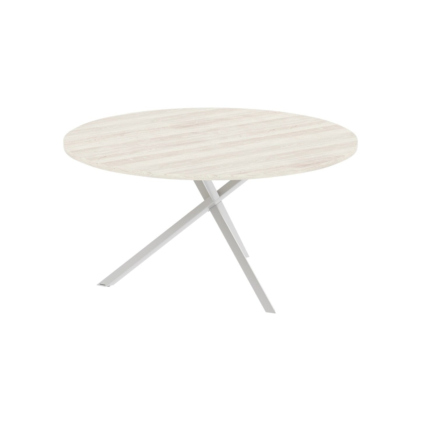 ROUND SHAPE TABLE MADE IN 25MM MFC TOP, E1 LAMINATE CHIPBOARD WITH 40X40MM METAL FRAMES by Treejar | Souqify