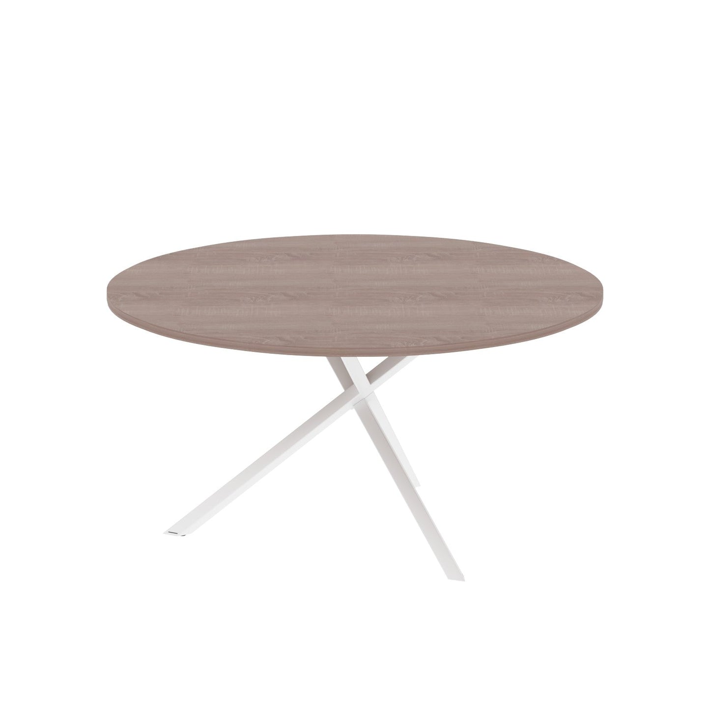 ROUND SHAPE TABLE MADE IN 25MM MFC TOP, E1 LAMINATE CHIPBOARD WITH 40X40MM METAL FRAMES by Treejar | Souqify