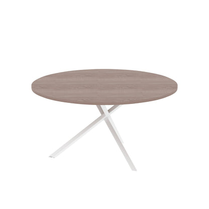ROUND SHAPE TABLE MADE IN 25MM MFC TOP, E1 LAMINATE CHIPBOARD WITH 40X40MM METAL FRAMES by Treejar | Souqify