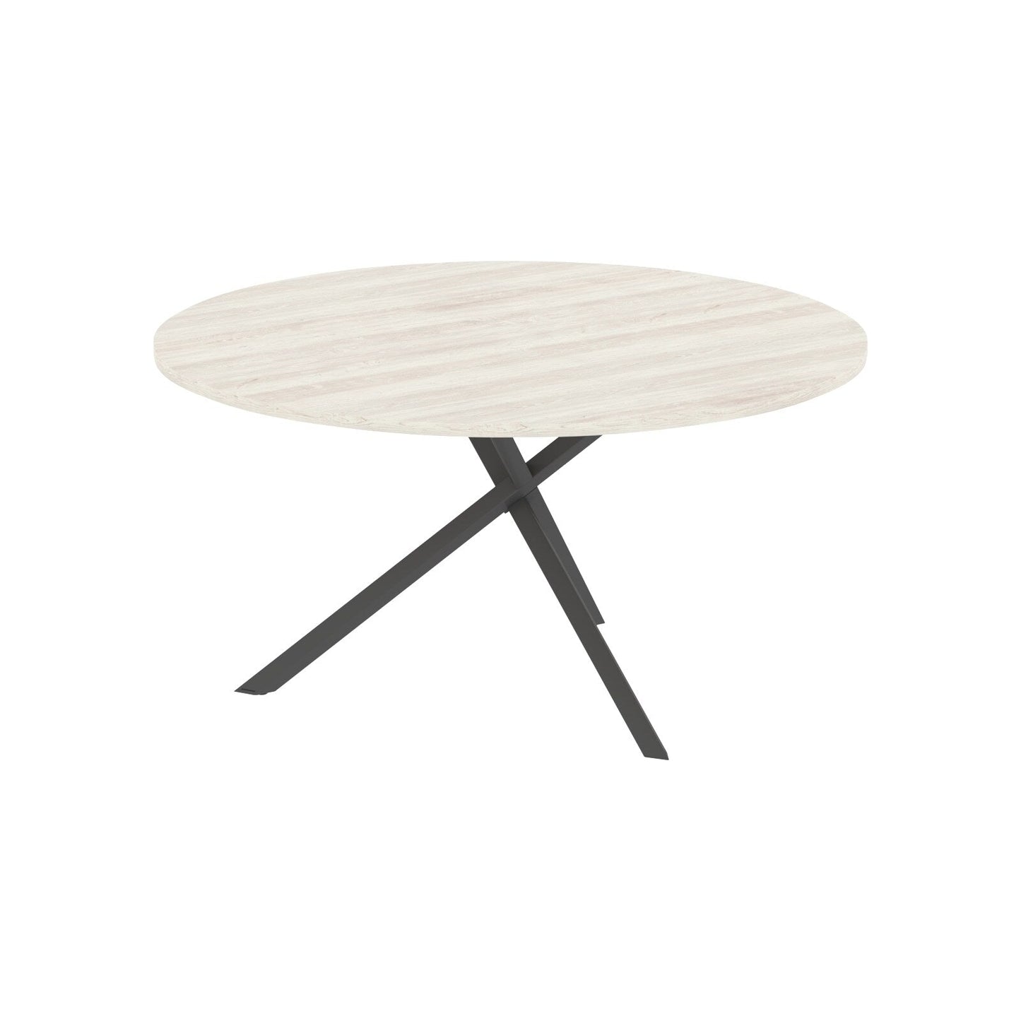 ROUND SHAPE TABLE MADE IN 25MM MFC TOP, E1 LAMINATE CHIPBOARD WITH 40X40MM METAL FRAMES by Treejar | Souqify