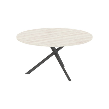 ROUND SHAPE TABLE MADE IN 25MM MFC TOP, E1 LAMINATE CHIPBOARD WITH 40X40MM METAL FRAMES by Treejar | Souqify