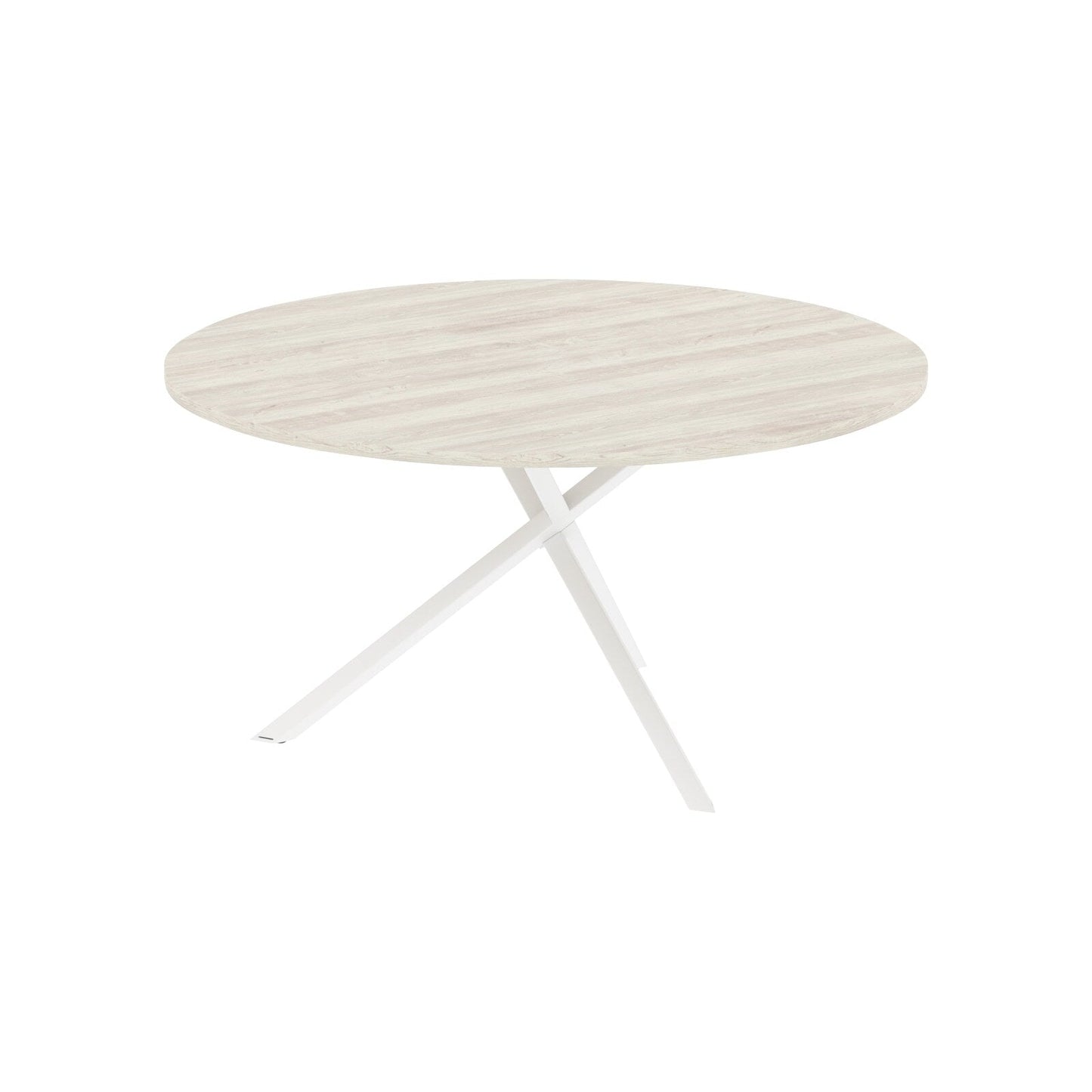 ROUND SHAPE TABLE MADE IN 25MM MFC TOP, E1 LAMINATE CHIPBOARD WITH 40X40MM METAL FRAMES by Treejar | Souqify