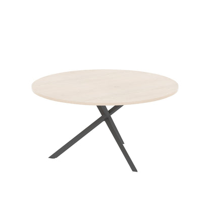 ROUND SHAPE TABLE MADE IN 25MM MFC TOP, E1 LAMINATE CHIPBOARD WITH 40X40MM METAL FRAMES by Treejar | Souqify