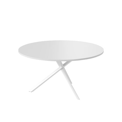 ROUND SHAPE TABLE MADE IN 25MM MFC TOP, E1 LAMINATE CHIPBOARD WITH 40X40MM METAL FRAMES by Treejar | Souqify