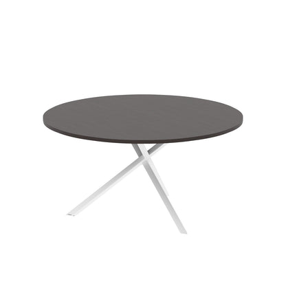 ROUND SHAPE TABLE MADE IN 25MM MFC TOP, E1 LAMINATE CHIPBOARD WITH 40X40MM METAL FRAMES by Treejar | Souqify