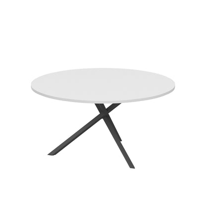 ROUND SHAPE TABLE MADE IN 25MM MFC TOP, E1 LAMINATE CHIPBOARD WITH 40X40MM METAL FRAMES by Treejar | Souqify