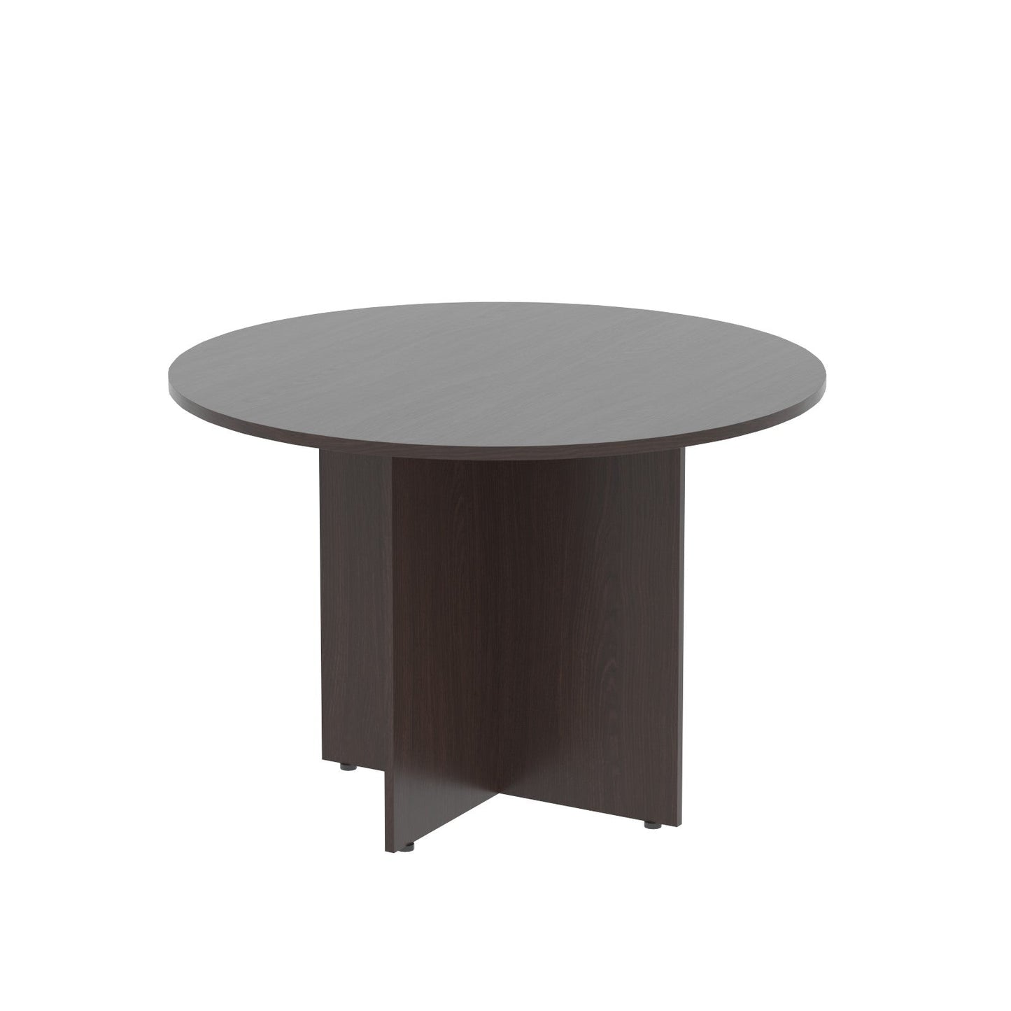 ROUNDED SHAPE DESK, MADE IN E1 LAMINATE CHIPBOPARD,WITH WOODEN MODESTY PANEL AND LEGS by Treejar | Souqify
