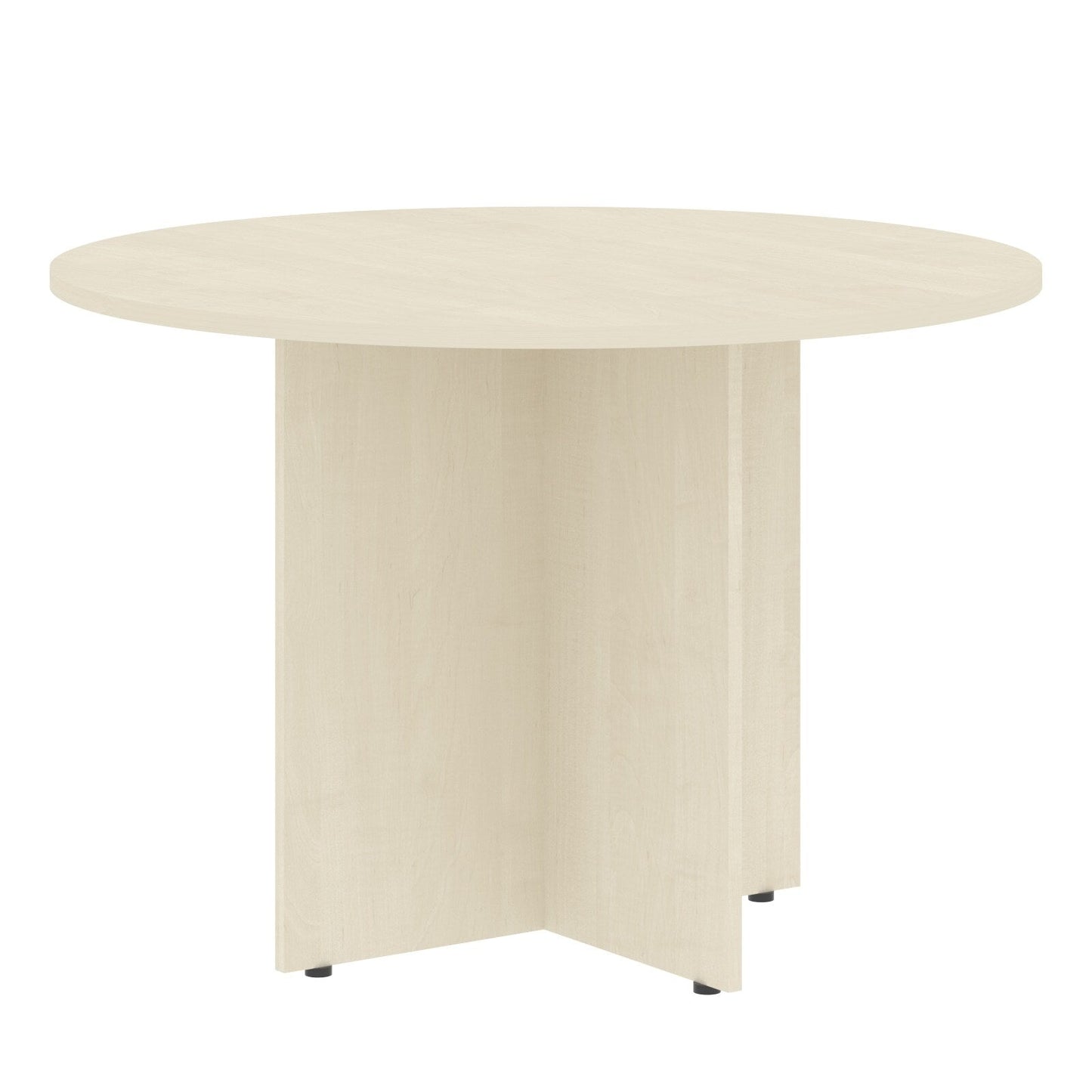 ROUNDED SHAPE DESK, MADE IN E1 LAMINATE CHIPBOPARD,WITH WOODEN MODESTY PANEL AND LEGS by Treejar | Souqify