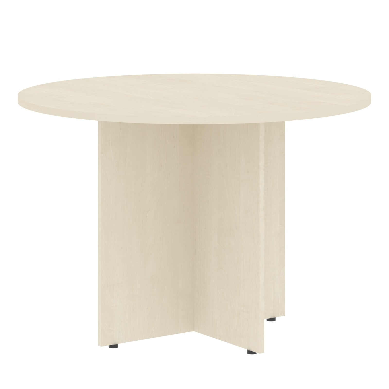 ROUNDED SHAPE DESK, MADE IN E1 LAMINATE CHIPBOPARD,WITH WOODEN MODESTY PANEL AND LEGS by Treejar | Souqify