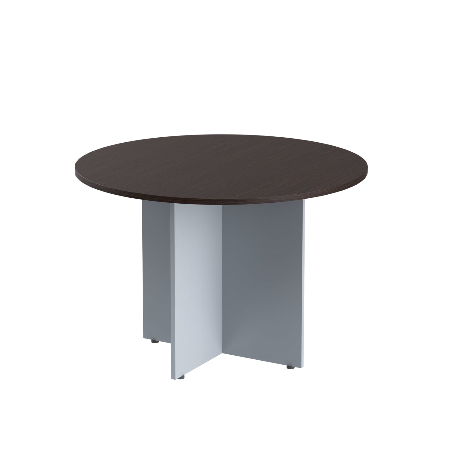 ROUNDED SHAPE DESK, MADE IN E1 LAMINATE CHIPBOPARD,WITH WOODEN MODESTY PANEL AND LEGS by Treejar | Souqify
