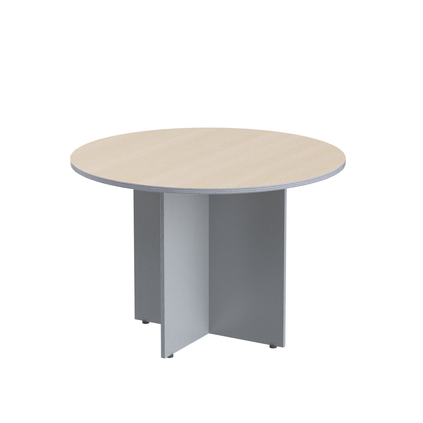 ROUNDED SHAPE DESK, MADE IN E1 LAMINATE CHIPBOPARD,WITH WOODEN MODESTY PANEL AND LEGS by Treejar | Souqify