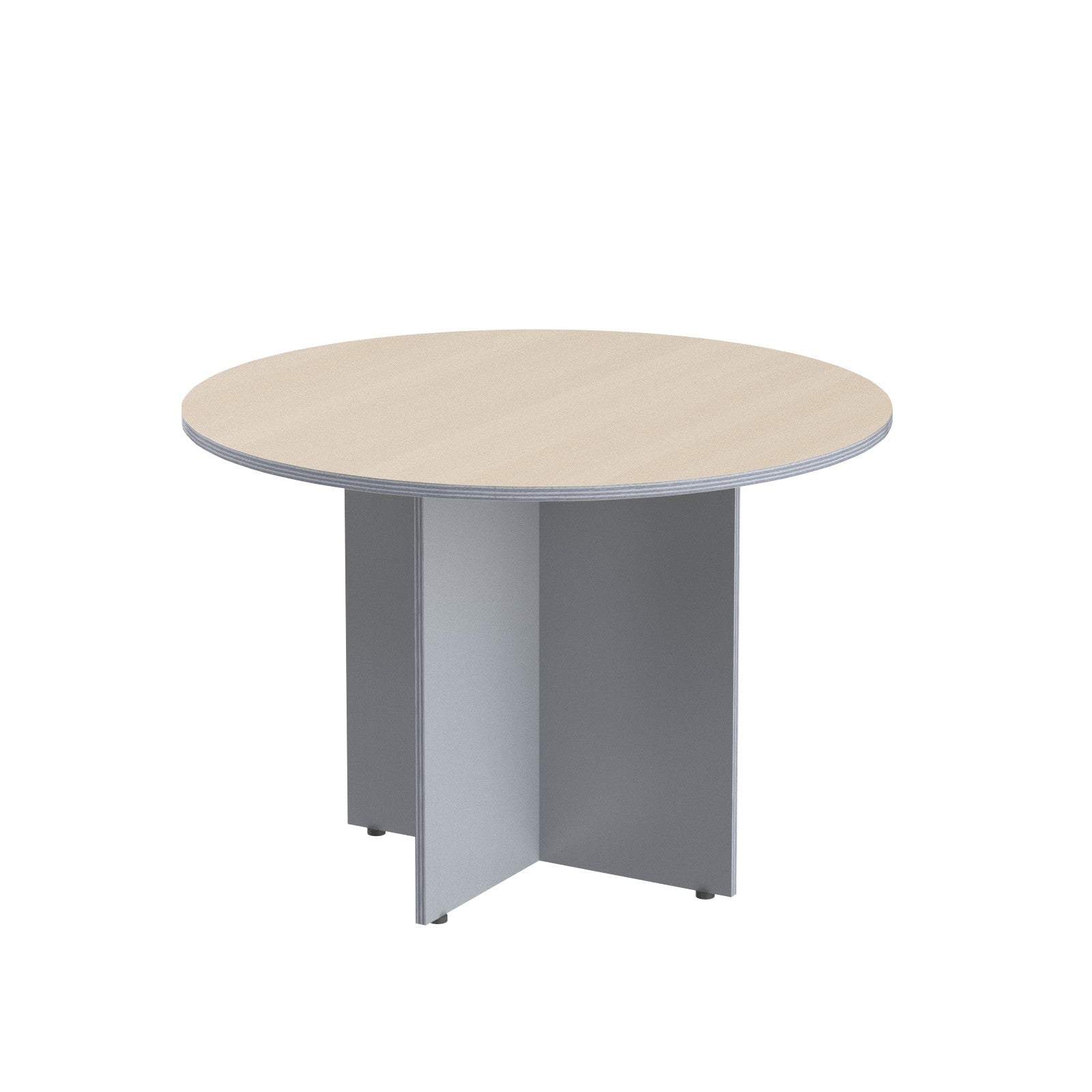 ROUNDED SHAPE DESK, MADE IN E1 LAMINATE CHIPBOPARD,WITH WOODEN MODESTY PANEL AND LEGS by Treejar | Souqify