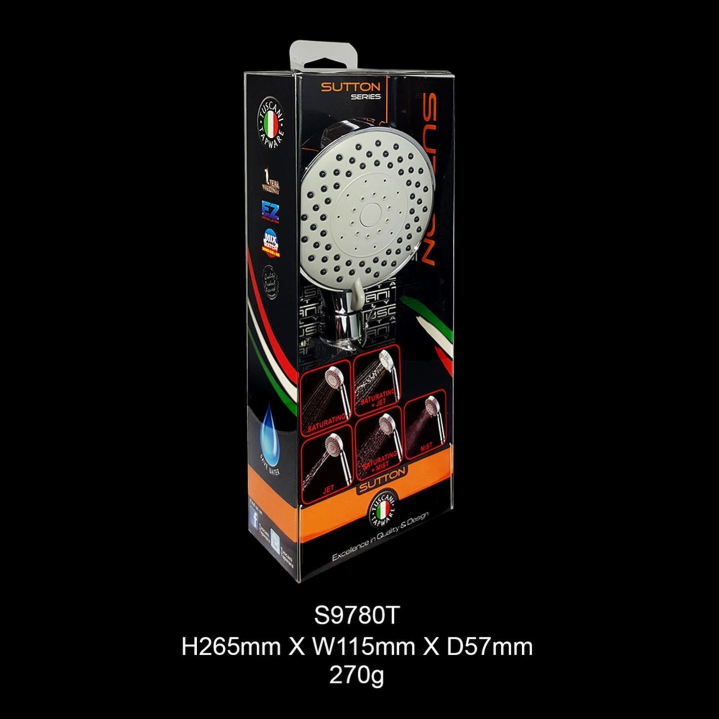 S9780 - Sutton Series Hand Shower by TUSCANI | Souqify