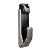 Samsung SHP-DP728 Smart lock with Push-Pull handle-Silver by SHEILDIFY | Souqify