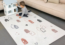 Scandi Town Big rubber mat Rectangular mat. Dimensions: 118cm x 180cm x 4mm by Dinkids-Gugu the Hero | Souqify