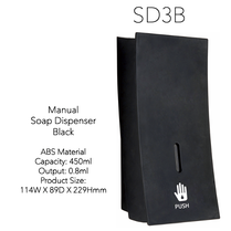 SD3B - Black Soap Dispenser by TUSCANI | Souqify