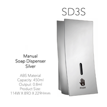 SD3S - Silver Soap Dispenser by TUSCANI | Souqify