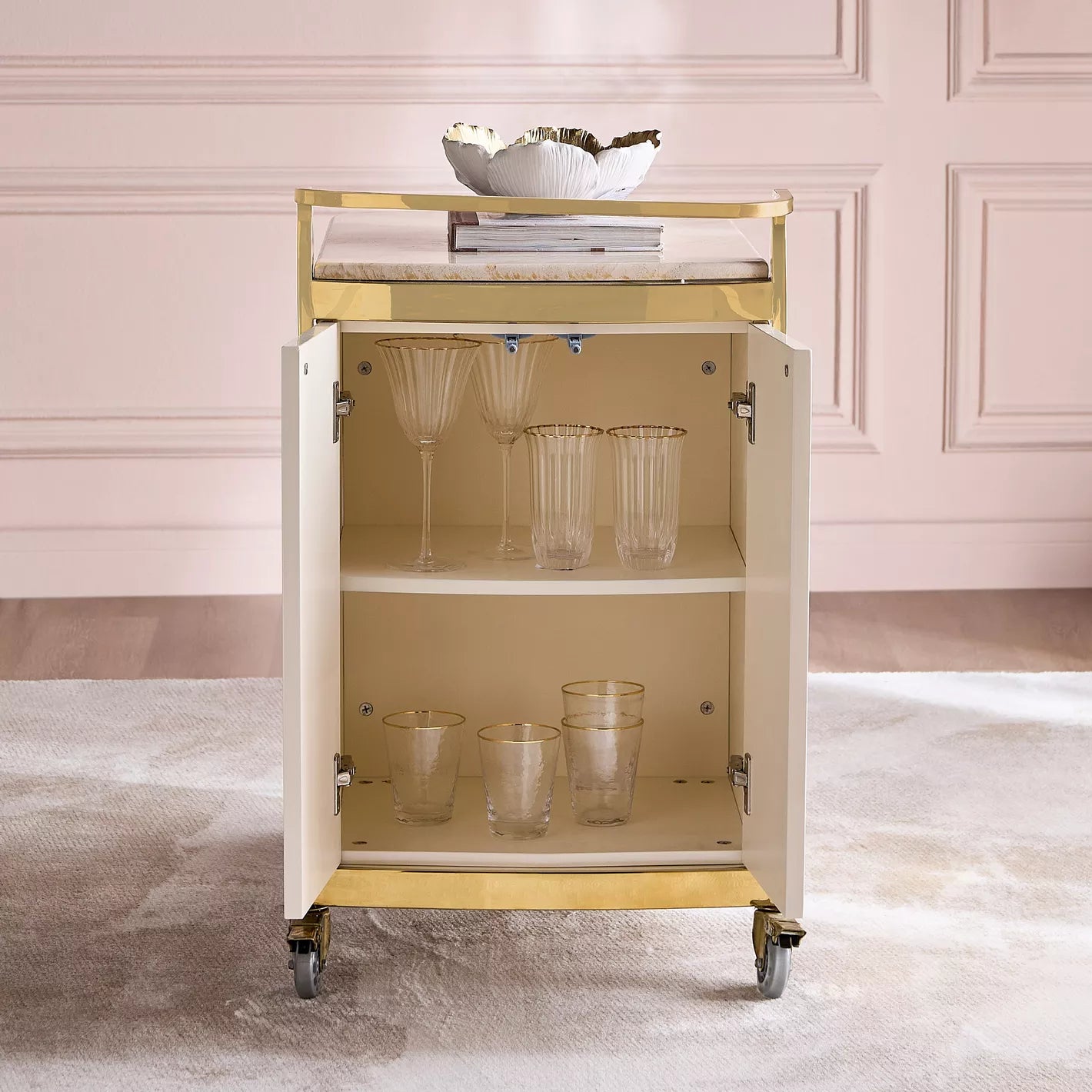 Raqiya Serving Trolley