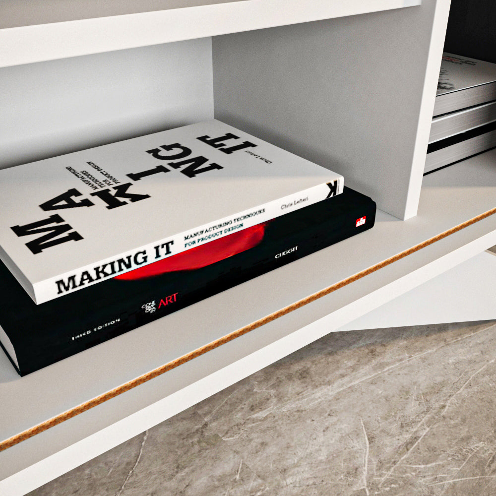 Sideboard Stor - White, Anthracite-STO59SB01 White
Anthracite 162 X 49 X 20 by DECOROTIKA | Souqify