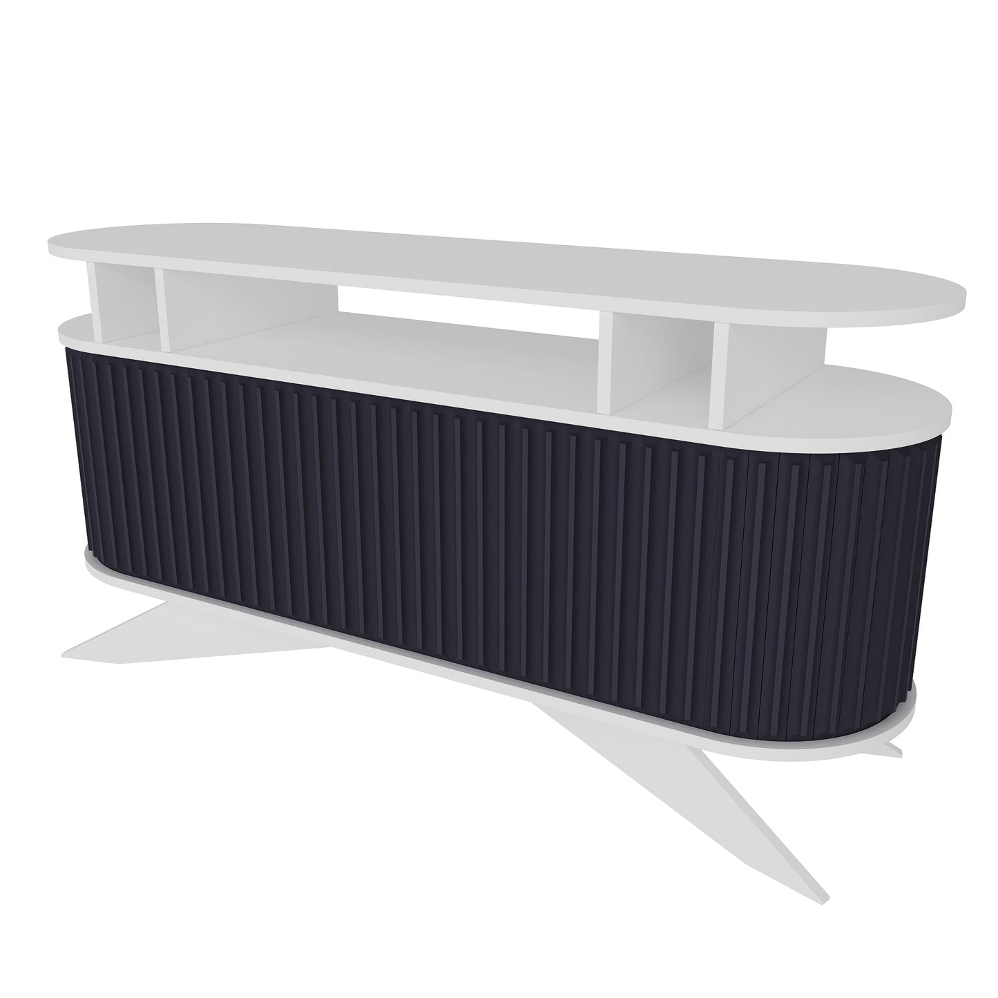 Sideboard Stor - White, Anthracite-STO59SB01 White
Anthracite 162 X 49 X 20 by DECOROTIKA | Souqify