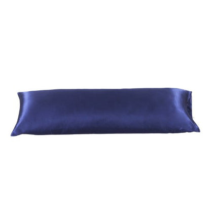Silky Satin, 1-Piece Pillow Cover Case, Plain Navy Blue. by 5 | Souqify
