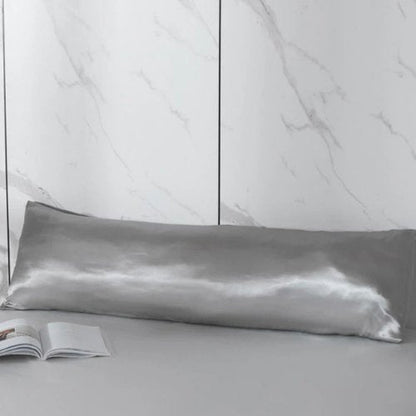 Silky Satin, 1-Piece Pillow Cover Case, Plain Silver Color. by 5 | Souqify
