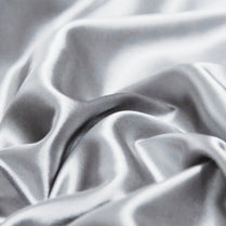 Silky Satin, 1-Piece Pillow Cover Case, Plain Silver Color. by 5 | Souqify