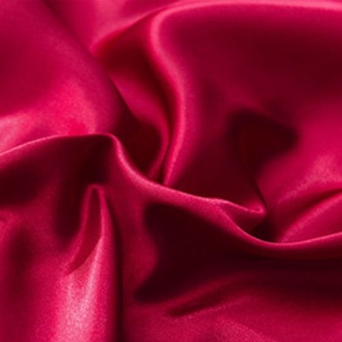 Silky Satin, King Size 6-Piece Bedding Set, Plain Dark Red Color. by 5 | Souqify