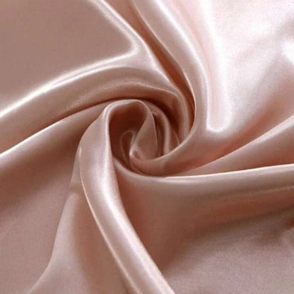 Silky Satin, King Size 6-Piece Duvet Cover Set, Plain Pink Color. by 5 | Souqify