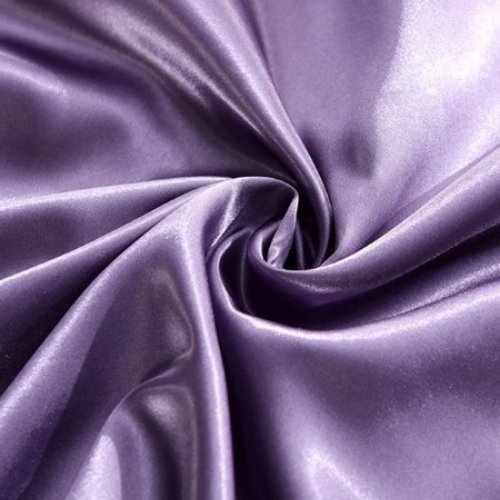 Silky Satin, King Size 6-Piece Duvet Cover Set, Plain Purple Color. by 5 | Souqify