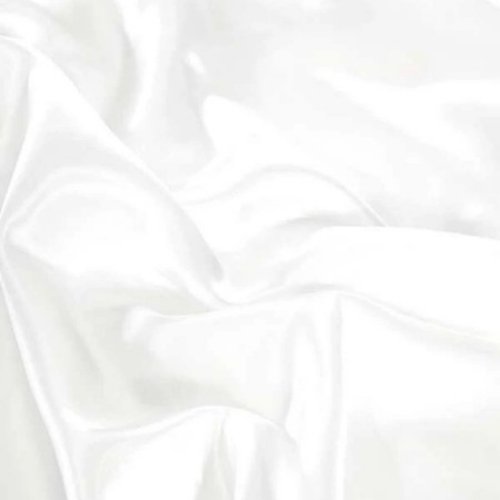 Silky Satin, King Size 6-Piece Duvet Cover Set, Plain White Color. by 5 | Souqify