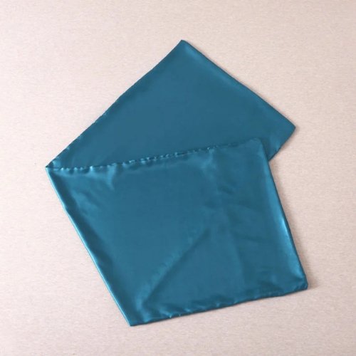 Silky Satin, Pillow Cover Case, Plain Yale Blue Color Design. by 5 | Souqify