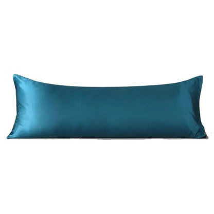 Silky Satin, Pillow Cover Case, Plain Yale Blue Color Design. by 5 | Souqify