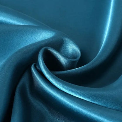Silky Satin, Pillow Cover Case, Plain Yale Blue Color Design. by 5 | Souqify