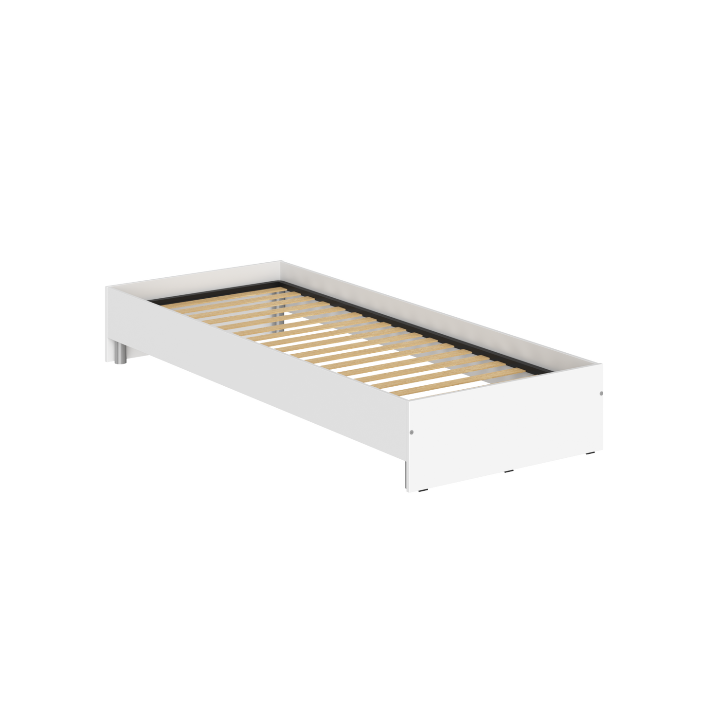 SINGLE-SIZED BED, MADE IN E1 LAMINATE CHIPBOARD by Treejar | Souqify
