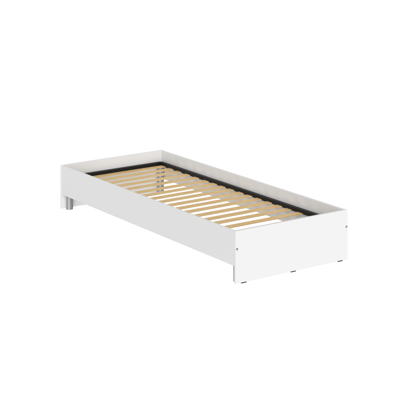 SINGLE-SIZED BED, MADE IN E1 LAMINATE CHIPBOARD by Treejar | Souqify