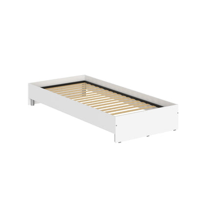 SINGLE-SIZED BED, MADE IN E1 LAMINATE CHIPBOARD by Treejar | Souqify