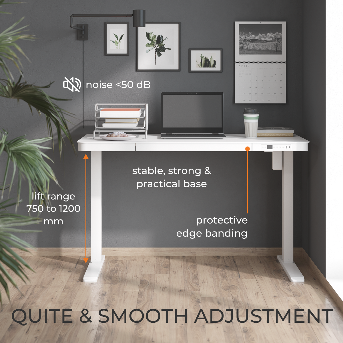 SK 28 white 1200 X 600 X 750-1200 WHITE by Skyland | Souqify